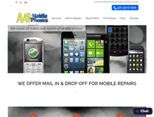 Tablet Screenshot of aamobilephones.com.au
